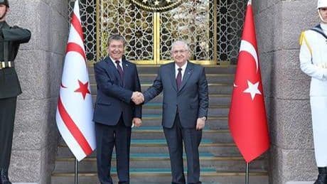 Bakanı Güler KKTC Başbakanı Üstel ile görüştü