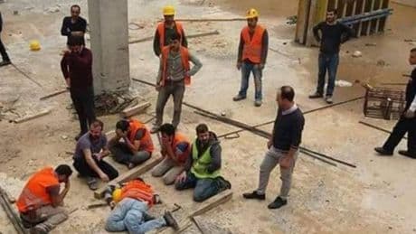 Ankara'da inşaatın 4'üncü katından düşen işçi ağır yaralandı