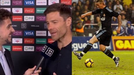 Xabi Alonso alucina con el tacón de Vinicius: "Me quedo con el de Guti, me dejó loco"