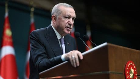 Erdoğan, Türk Kara Kuvvetlerinin kuruluş yıl dönümünü kutladı
