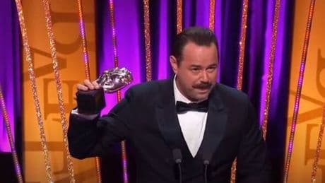 Danny Dyer's four-word remark to daughters as he wins BAFTA TV Award