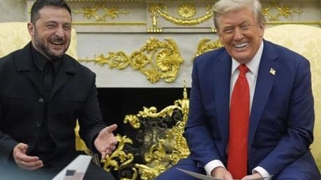 Ein Maga-Reporter brachte Trump und Selenskyj zum Lachen