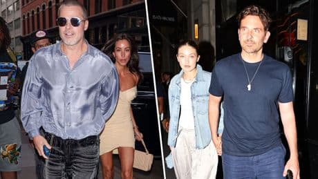 Einer ist ganz geschmeidig unterwegs - Brad Pitt und Bradley Cooper beim Doppel-Date