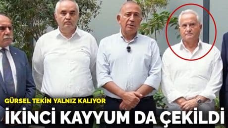Gürsel Tekin yalnız kalıyor! İkinci kayyum da çekildi