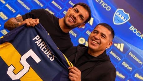 Locura en Boca con Paredes
