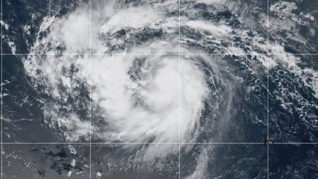 Hurricane Erin explodes in strength to a Category 5 storm in Caribbean