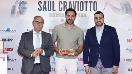 Saúl Craviotto, galardonado con el Premio Marca Leyenda