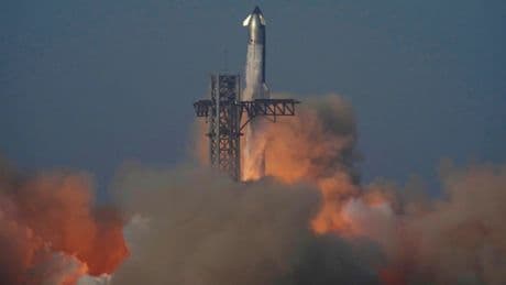 Elon Musk’s SpaceX Starship rocket tumbles out of control after launch and breaks apart in third setback