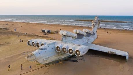 Chinese military's secret Soviet-inspired 'Bohai Sea Monster' flying boat spotted
