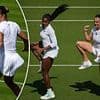 Coco Gauff and Aryna Sabalenka perform TikTok dance routine on Wimbledon's Centre Court as top seeds show there are no hard feelings after fall-out from French Open final