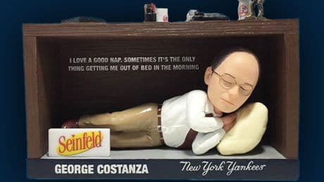 The summer of George hits Yankee Stadium with Costanza nap bobblehead on ‘Seinfeld Night’
