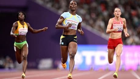 Julien Alfred And Melissa Jefferson-Wooden Win 100-Meter Heats With Top Times