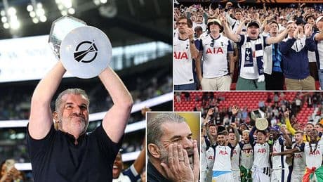 Tottenham fans all say the same thing after Ange Postecoglou is sacked despite winning the club's first trophy in 17 years