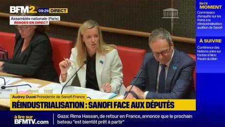 Sanofi: "pas de fermeture de site" prévue "à date" en France, selon la présidente de l'entreprise