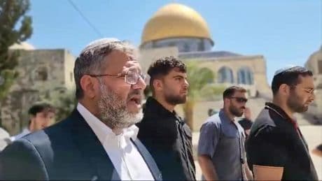Ben Gvir regresa a la Explanada de las Mezquitas y pide “la ocupación total” de Gaza
