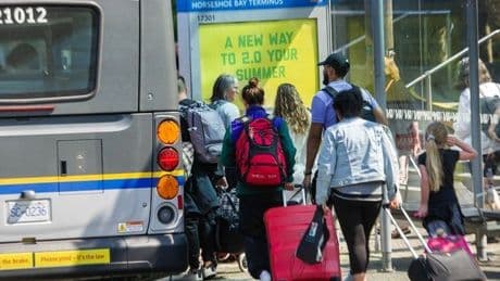 Four-year-old boy dead, his mom in critical condition after being pinned beneath bus in West Vancouver