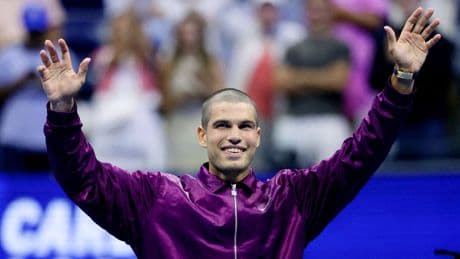 El gracioso 'pique' entre Alcaraz y Tiafoe por el rapado del español en el US Open: "Es horrible"