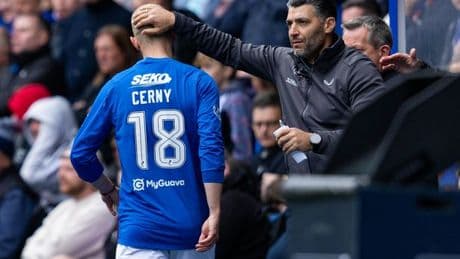 Vaclav Cerny’s Rangers hissy-fit tackled by Barry Ferguson as boss reserves special Celtic mention for one star