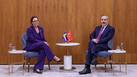 Dışişleri Bakanı Fidan İsveçli mevkidaşı ile görüştü