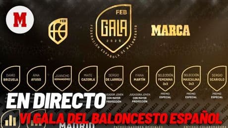 Sigue en directo la VI Gala del Baloncesto Español