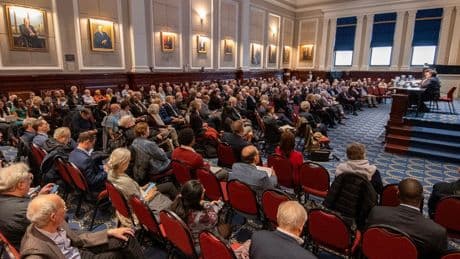 We sat with 350 lawyers as they strategized fighting Trump. Big Law was absent &mdash; but Smaller Law is itching to fight.