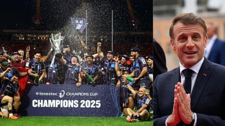 Champions Cup : Emmanuel Macron félicite l’UBB pour son sacre européen