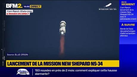 Blue Origin : quatorzième vol touristique dans l'espace