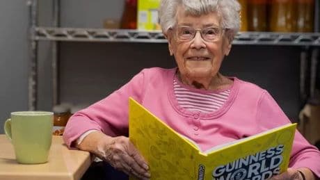 World's oldest volunteer, 103, still serving tea in hospital cafe