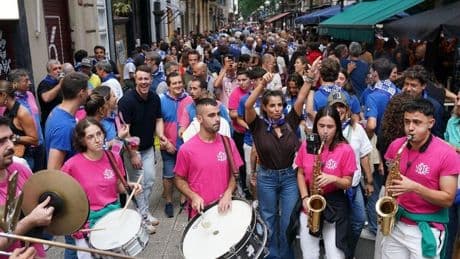 Ledesma, la reina del tardeo y la gente guapa durante la Aste Nagusia