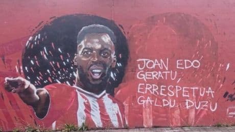 Foot : «tu as perdu notre respect», une fresque de Nico Williams vandalisée à Bilbao