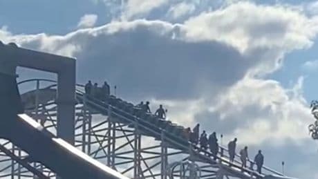 Riders evacuated from theme park’s roller coaster days after boy scales monorail