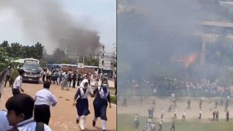 Bangladeş'te savaş uçağı üniversite kampüsüne düştü: 1 ölü, 4 yaralı