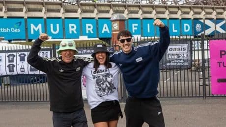 Oasis mania arrives in Edinburgh as Gallaghers gear up for first Murrayfield gig