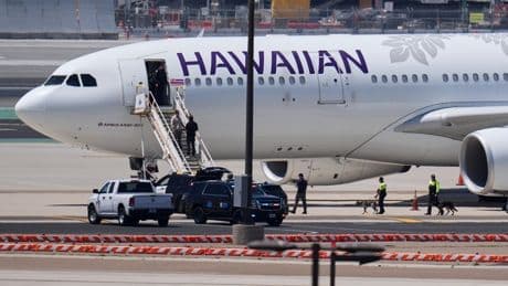 Hawaiian Airlines plane evacuated after U.S Navy servicemember made bomb threat, officials say