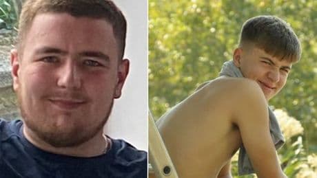 Mum weeps as she's cleared of killing two young friends in horror crash