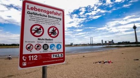 Düsseldorf: Stadt verhängt Badeverbot für den Rhein