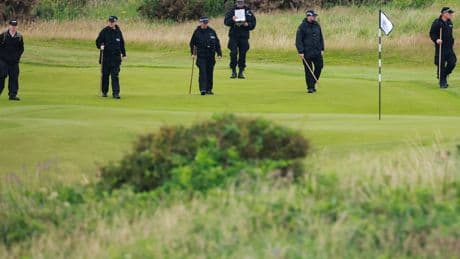 Major security operation underway at Trump’s golf course in Scotland as police search grounds