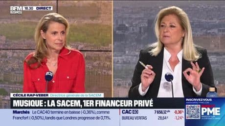 Cécile Rap-Veber (Sacem) : Musique, la Sacem, 1er financeur privé - 18/06