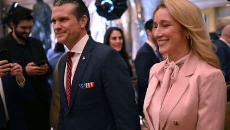 Pete Hegseth’s wife taking on unofficial role managing his image at Pentagon, report says