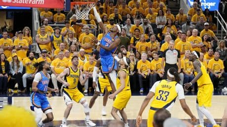 Finales NBA : avec des nerfs d’acier, OKC remporte un thriller haletant chez les Pacers