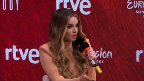 Melody, parte dos: su reveladora frase sobre Eurovisión que pasó desapercibida en la rueda de prensa
