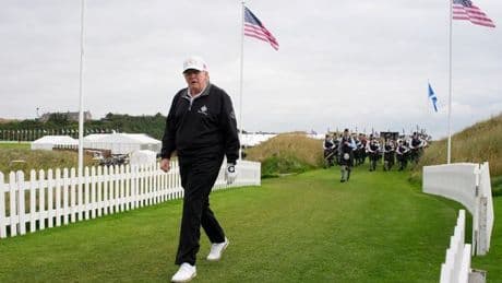 Donald Trump hints he could be Scotland's next First Minister as he praises country with 'no crime'