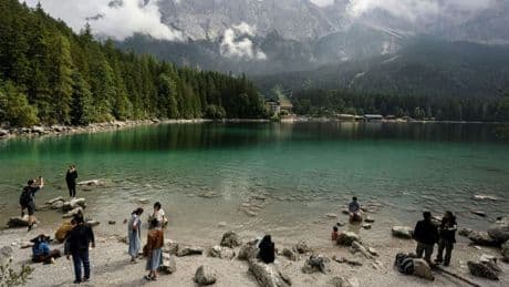 Eibsee in Bayern: Anwohner klagen über Touristenansturm
