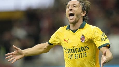 Infinito Luka Modric: se estrena como goleador a los 40 años y da la victoria al Milan