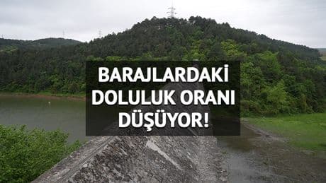 Baraj doluluk oranları açıklandı! İşte 11 Mayıs 2025 İstanbul 'İSKİ baraj doluluk oranları'