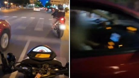 Se salta un giro obligatorio a la izquierda y mantienen una curiosa conversación mientras conducen: “A día de hoy todavía no se ha dado cuenta”