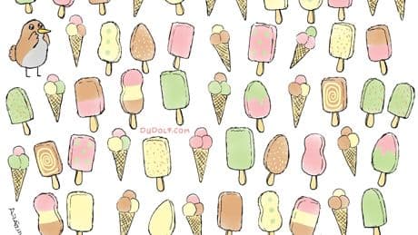 Wimmelbild der Woche - Können Sie das einzigartige Eis finden?
