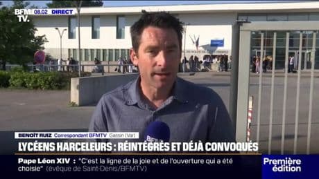 Lycéens harceleurs dans le Var: tout juste réintégrés, les deux adolescents de nouveau convoqués pour des comportements jugés "inadmissibles"