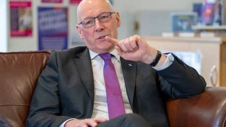 John Swinney slams Rangers fans 'rebel scum' tifo after Souness shotgun banner sparks outrage