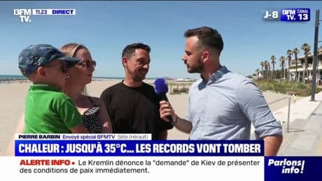 "Changer d'air, ça fait du bien": à Sète, les vacanciers profitent du beau temps, 27°C attendus ce jeudi
